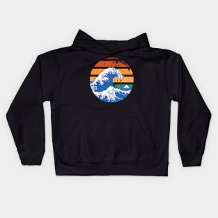 Kanagawa wave Kids Hoodie